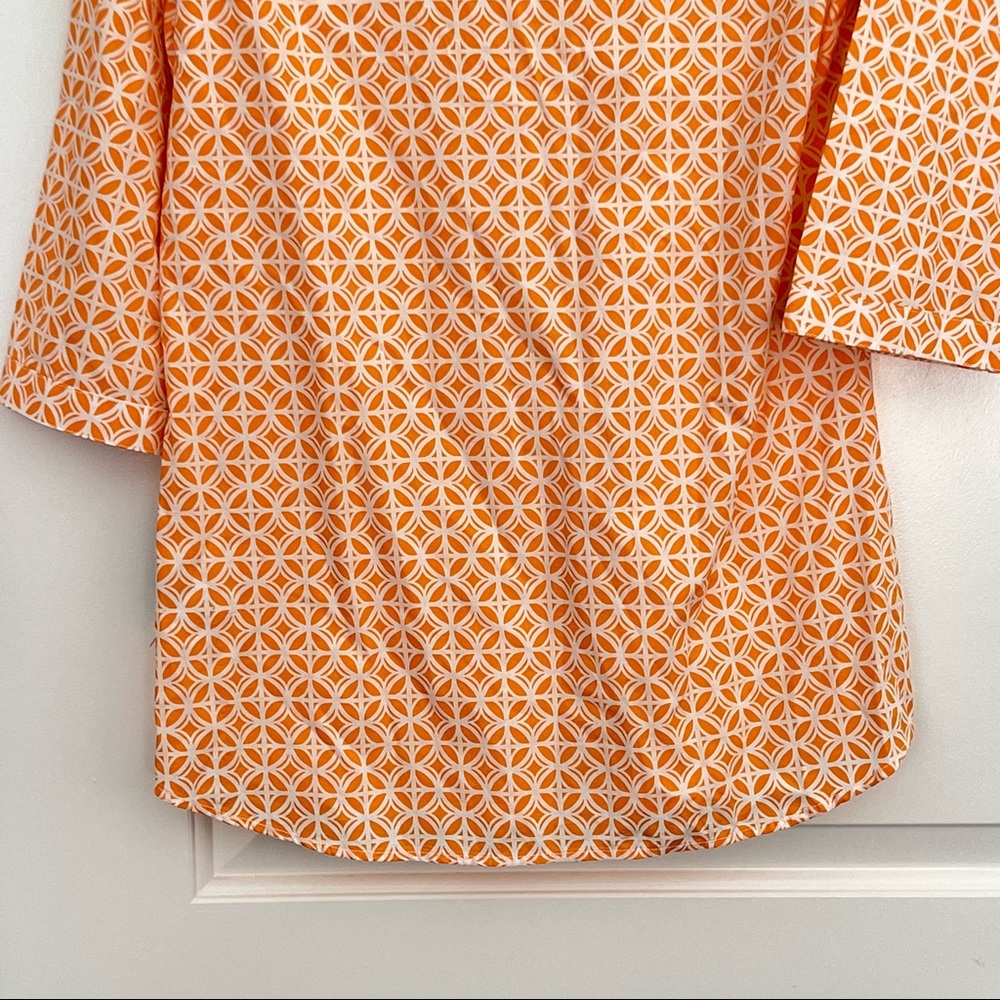 Nwt- Pendleton 100% Cotton Split Neck Blouse Tuni… - image 5
